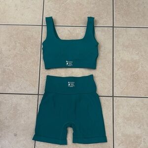 Teal Kids Bottoms Set